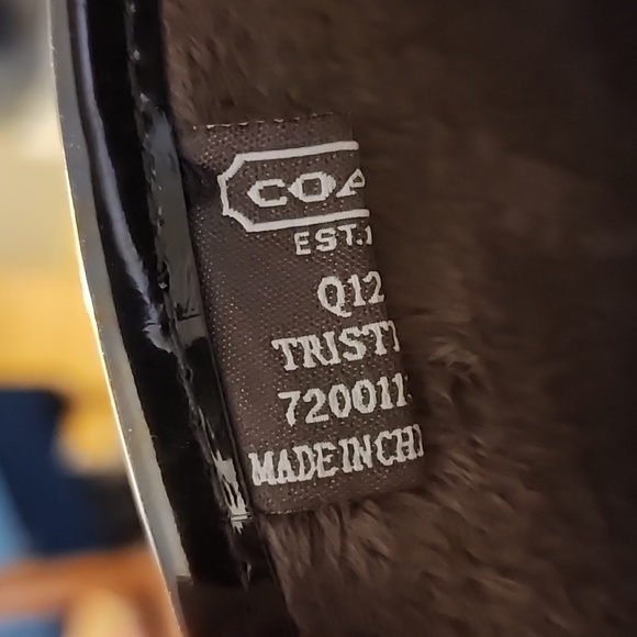 Tristee Shiny Rubber Khaki Chestnut Boots. New with tags A-2 - Picture 5 of 11